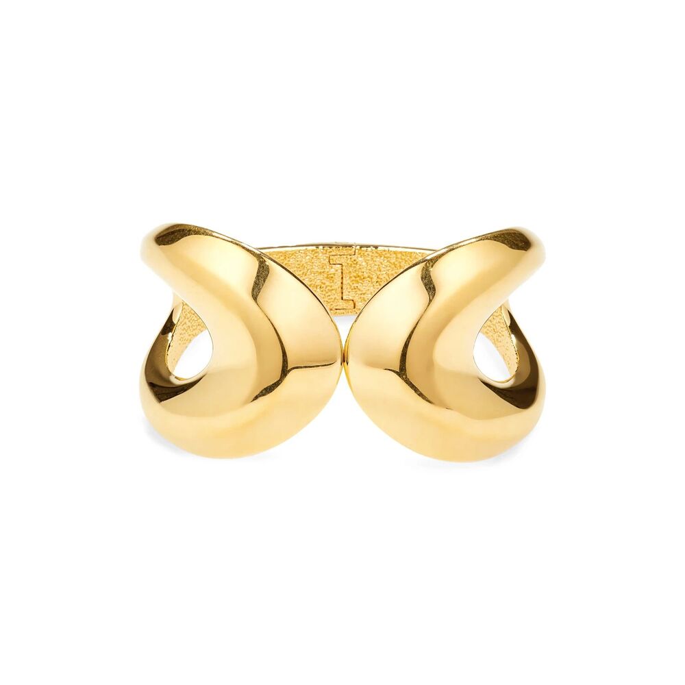 Tom Ford Arp Cuff Bracelet Brass Gold Color Rare Size S/M